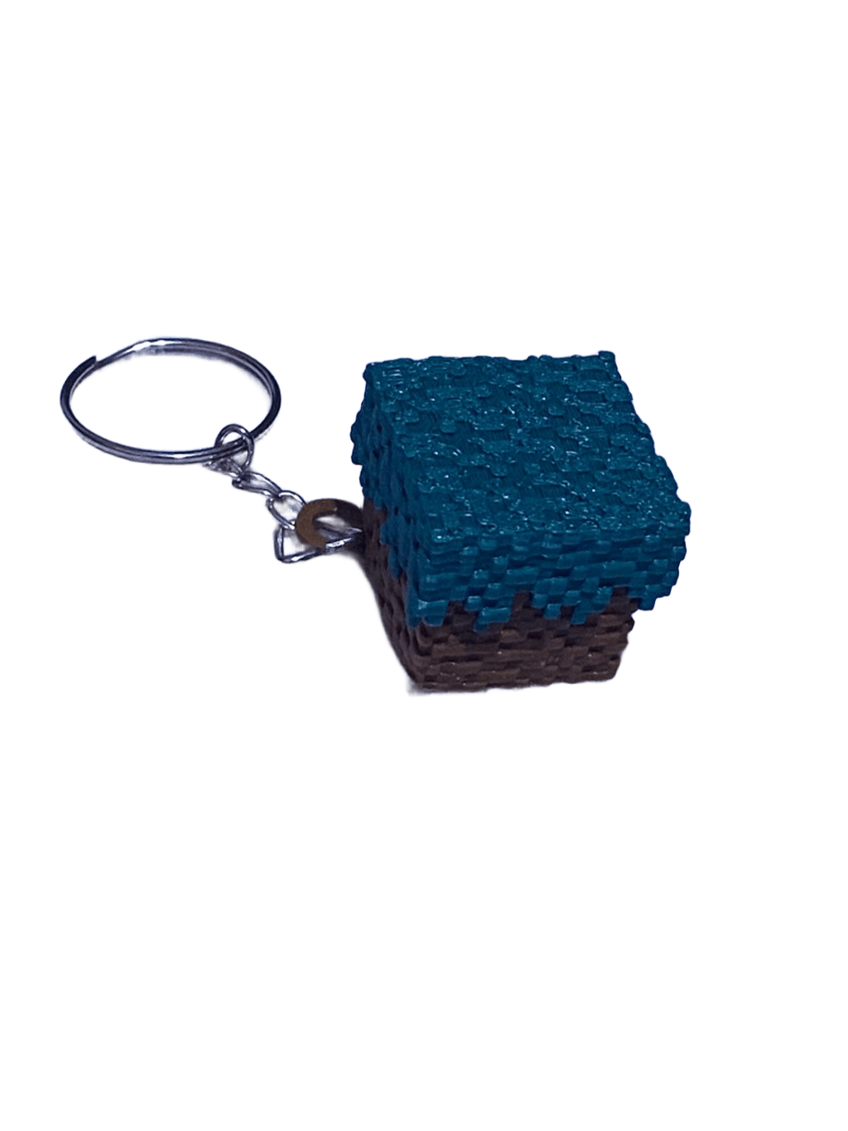 Minecraft Çimen Anahtarlık